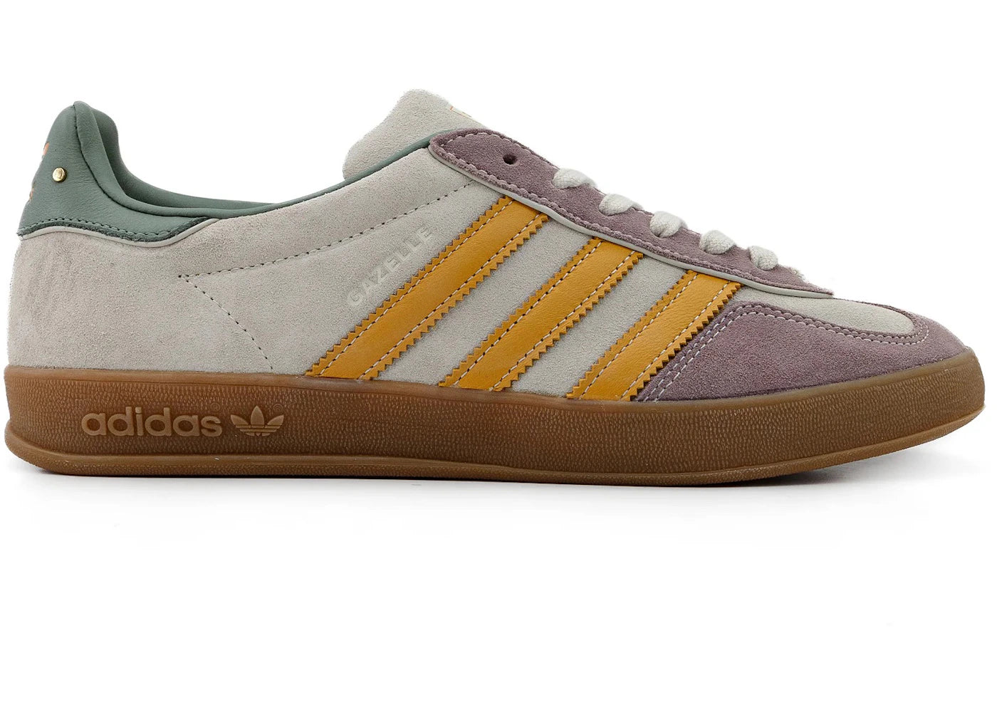 adidas Gazelle Indoor Off White Preloved Yellow - vue 360