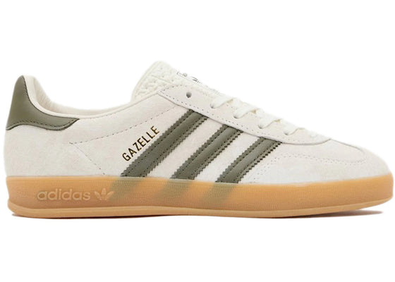 adidas Gazelle Indoor Olive Strata (Women's) sneakers - authentic adidas shoes