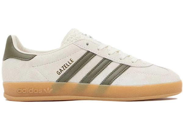 adidas Gazelle Indoor Olive Strata (Women's) sneakers - authentic adidas shoes