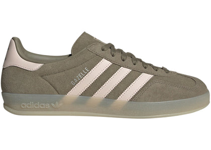 adidas Gazelle Indoor Olive Strata Wonder Quartz - authentic adidas sneakers