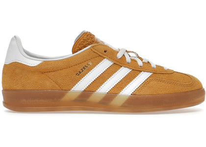 adidas Gazelle Indoor Orange Peel White (Women's) - authentic adidas sneakers