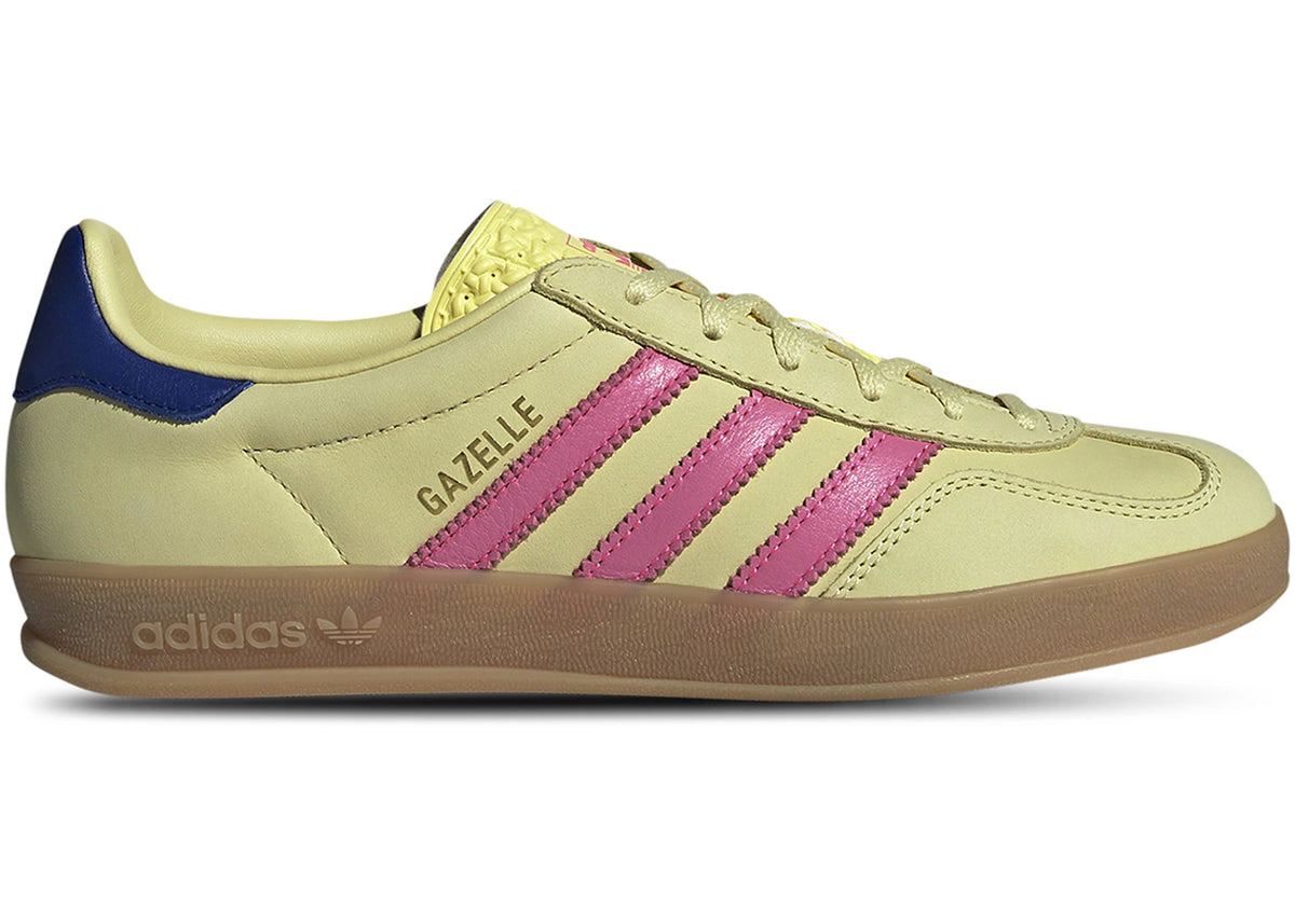 adidas Gazelle Indoor Powder Yellow Lucid Pink Royal (Damen) - vue 360