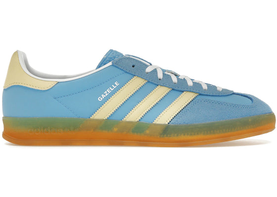 adidas Gazelle Indoor Semi Blue Burst Almost Yellow (Women's) sneakers - authentic adidas shoes