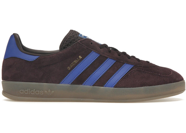 adidas Gazelle Indoor Shadow Maroon Semi Lucid Blue sneakers - authentic adidas shoes