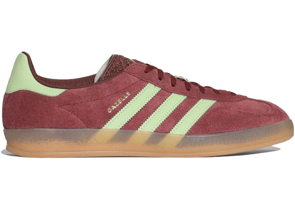 adidas Gazelle Indoor Shadow Red Semi Spark Green sneakers - authentic adidas shoes