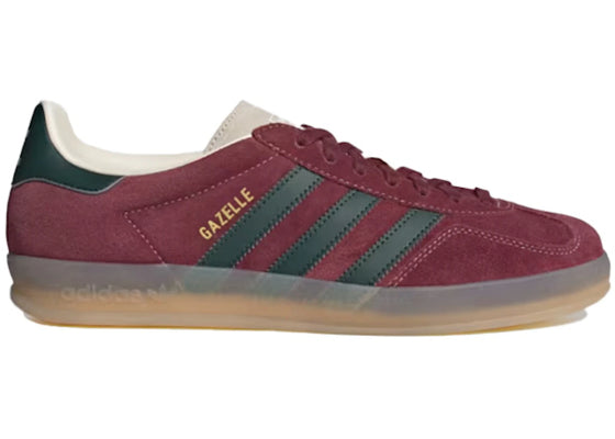 adidas Gazelle Indoor Shadow Red Shadow Green sneakers - authentic streetwear shoes