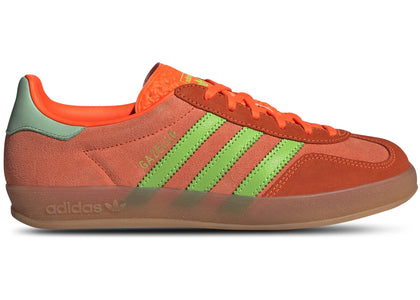 adidas Gazelle Indoor Solar Orange Solar Green (Women's) - authentic adidas sneakers