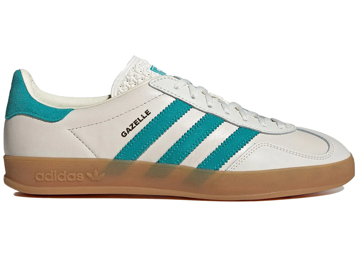 adidas Gazelle Indoor Türkis Kreideweiß - vue 360