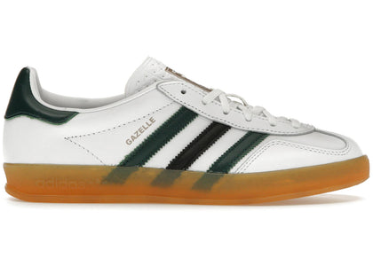 adidas Gazelle Indoor White Collegiate Green (Women's) - authentic adidas sneakers