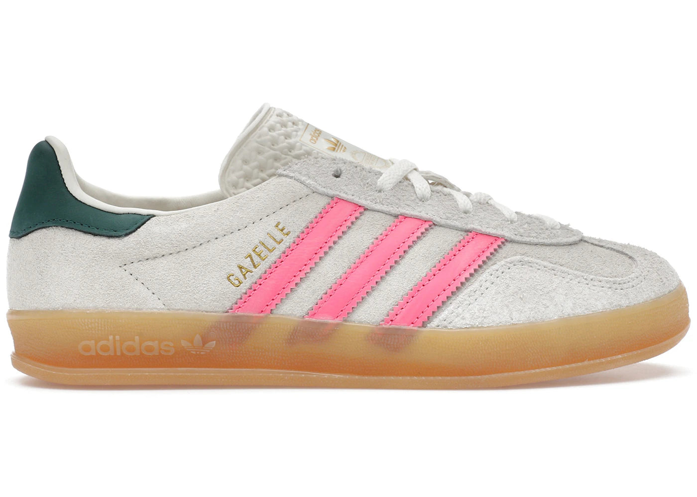 adidas Gazelle Indoor White Off White Lucid Pink (Women's)