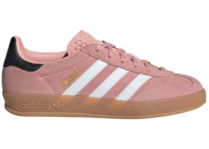 adidas Gazelle Indoor Wonder Mauve Cloud White Core Black (GS) - sneakers view 2