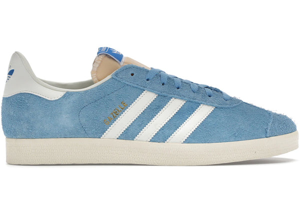 adidas Gazelle Light Blue Off White Cream White sneakers - authentic adidas shoes