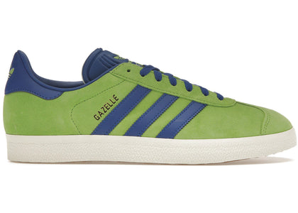 adidas Gazelle Lime Royal Blue - authentic adidas sneakers