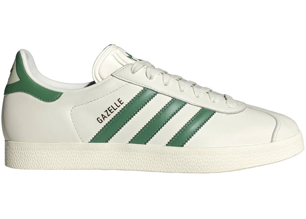 adidas Gazelle Off White Preloved Green Collegiate Green sneakers - authentic adidas shoes