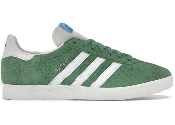 adidas Gazelle Preloved Green Core White sneakers - authentic adidas shoes