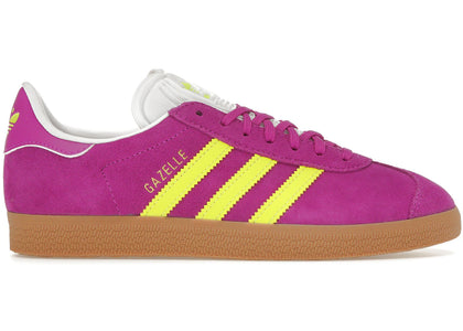 adidas Gazelle Purple Burst Solar Yellow (Women's) - authentic adidas sneakers