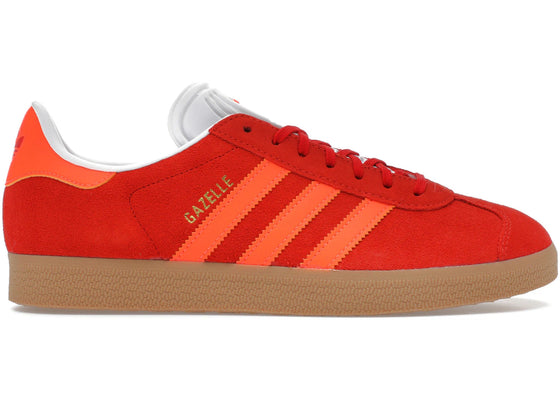 adidas Gazelle Red Solar Orange (Women's) sneakers - authentic adidas shoes