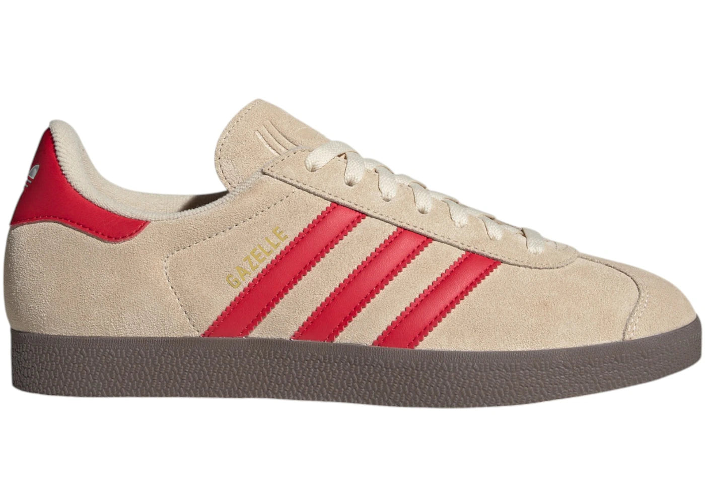 adidas Gazelle Sand Strata Better Scarlet Cloud White - vue secondaire A
