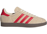 adidas Gazelle Sand Strata Better Scarlet Cloud White