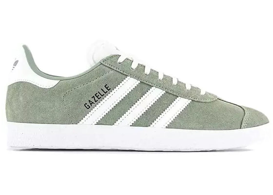 adidas Gazelle Silver Green (Women's) sneakers - authentic adidas shoes