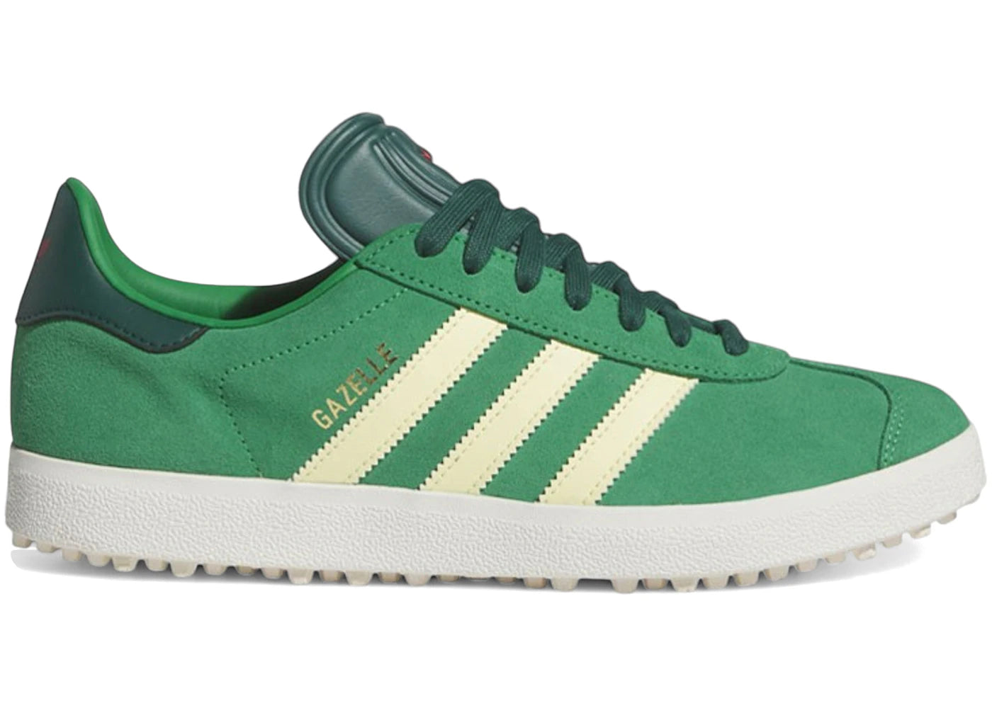 adidas Gazelle Spikeless Golf Green Almost Yellow - vue 360