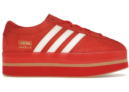 adidas Gazelle Stack Red Cream White (Women's) - authentic adidas sneakers