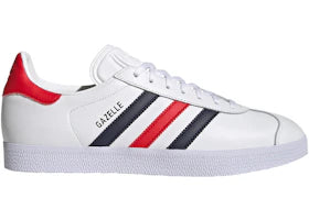 adidas Gazelle White Legend Ink Collegiate Red - vue 360