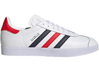 adidas Gazelle White Legend Ink Collegiate Red