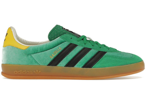 adidas Gazelle size? Exclusive Green Yellow sneakers - authentic adidas shoes