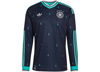 adidas Germany 26 Away L/S Jersey Collegiate Navy - authentic adidas apparel