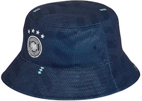 adidas Germany 26 Bucket Hat Collegiate Navy/Flash Aqua/White - vue 360