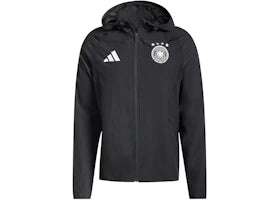 adidas Germany Tiro Travel Full Zip Windbreaker Black