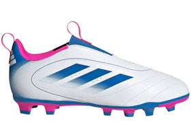 adidas Goletto IX Laceless FG/MG White Royal Team Shock Pink (GS) - authentic adidas sneakers