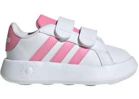 adidas Grand Court 2.0 Cloud White Bliss Pink Core Black (TD) - authentic adidas sneakers
