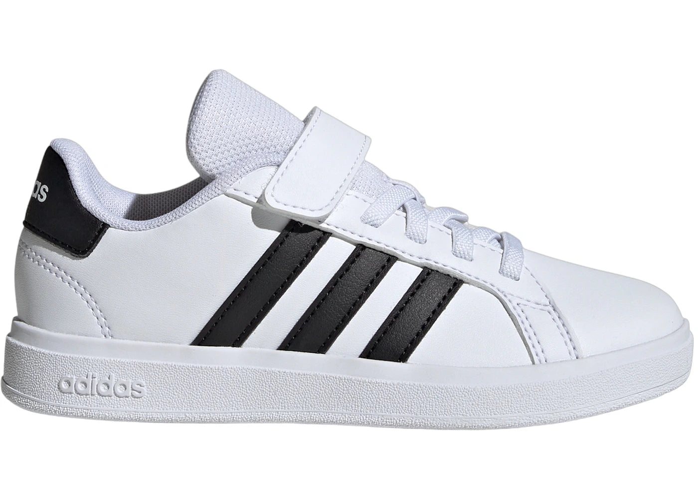 adidas Grand Court 2.0 Cloud White Core Black (PS) - vue secondaire A