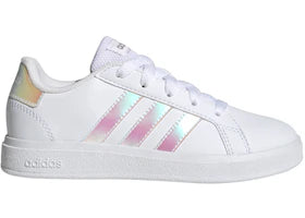 adidas Grand Court 2.0 Cloud White Iridescent Pink (GS)