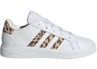 adidas Grand Court 2.0 Cloud White Magic Beige Matte Gold (GS)