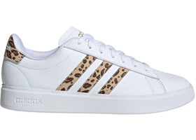 adidas Grand Court 2.0 Cloud White Magic Beige Matte Gold (Women's)