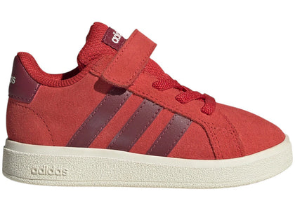 adidas Grand Court 2.0 Collegiate Red Collegiate Burgundy Off White (TD) - sneakers view 2