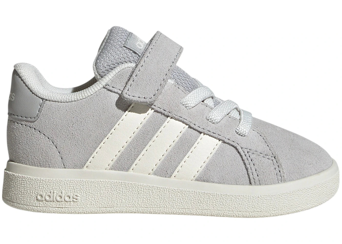 adidas Grand Court 2.0 Grey Two Off White Cloud White (TD) - vue 360