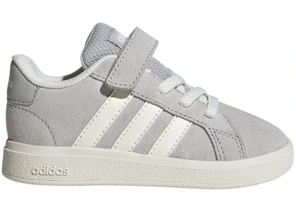adidas Grand Court 2.0 Grey Two Off White Cloud White (TD) - authentic adidas sneakers