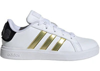 adidas Grand Court 2.0 Star Wars Cloud White Gold Metallic Core Black (GS)