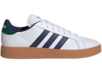 adidas Grand Court Base 2.0 Cloud White Dark Blue Collegiate Green