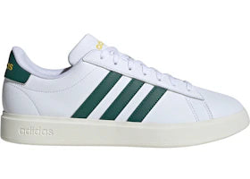 adidas Grand Court Cloud White Collegiate Green Utility Yellow