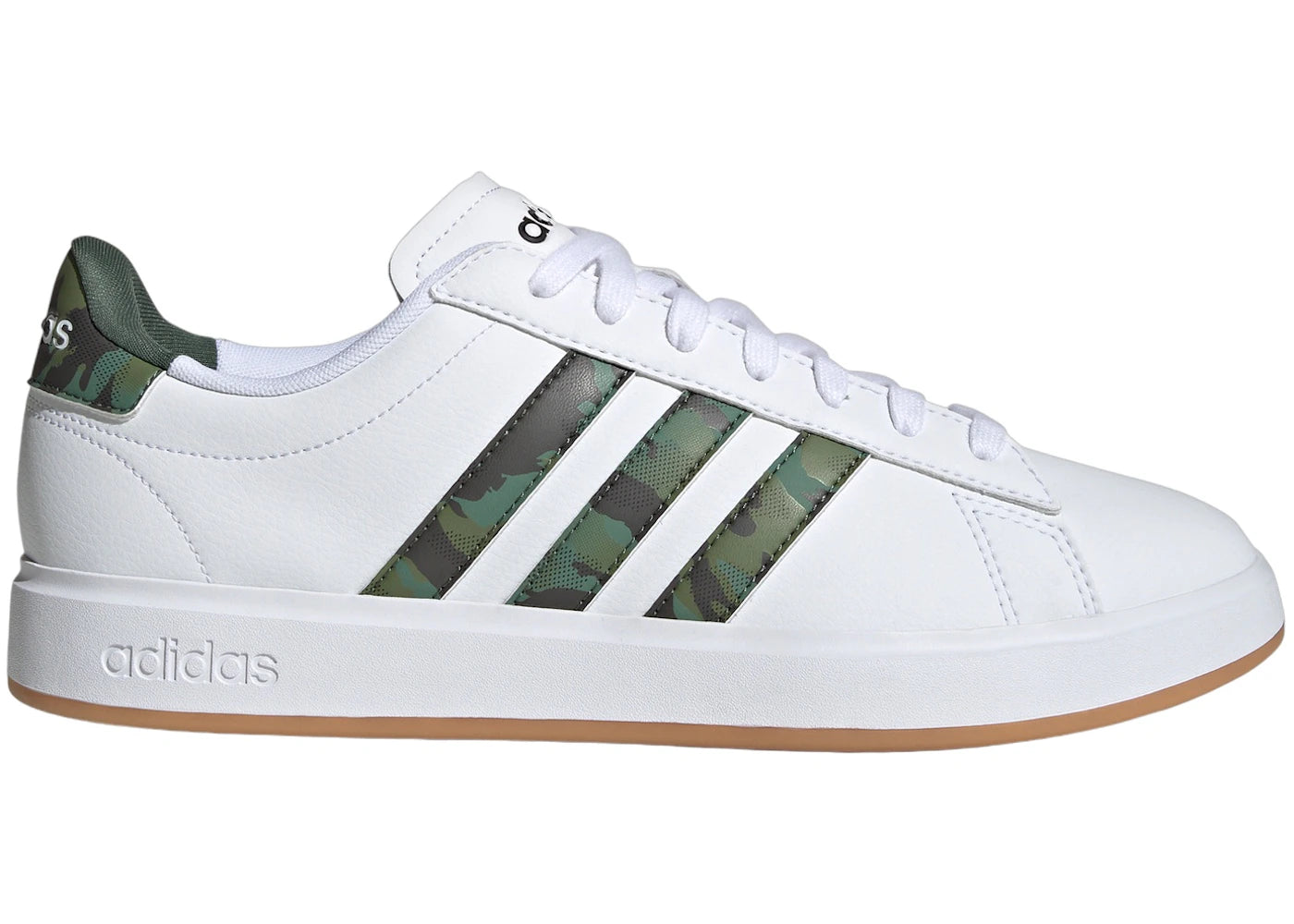 adidas Grand Court Cloud White Green Oxide - vue secondaire A