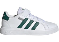 adidas Grand Court Court And Top Strap Cloud White Collegiate Green (GS)