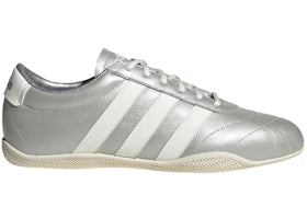 adidas Grand Court Lo Silver Metallic Off White (Women's) - authentic adidas sneakers