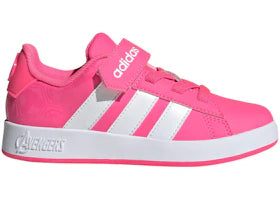 adidas Grand Court Marvel Avengers Lucid Pink White (GS) - authentic adidas sneakers