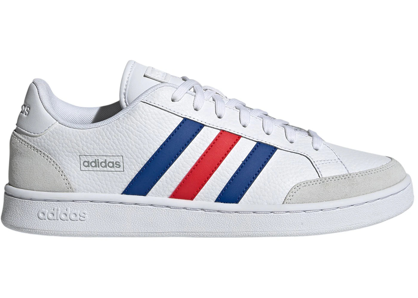 adidas Grand Court SE Cloud White Royal Blue Vivid Red - vue 360