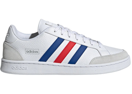 adidas Grand Court SE Cloud White Royal Blue Vivid Red - authentic adidas sneakers